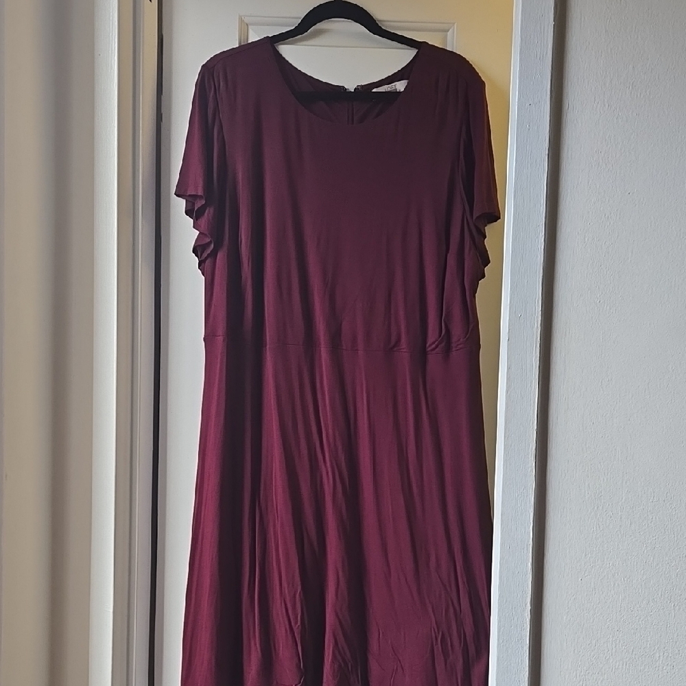 Burgundy Dress